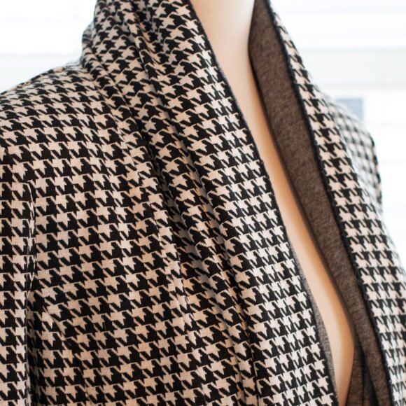 Cabi #3905 Houndstooth Shawl & Blazer // Jacket Size M w/shoulder pads - Picture 6 of 16